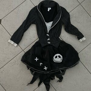 Woman’s Jack skeleton nightmare before Christmas Halloween costume
